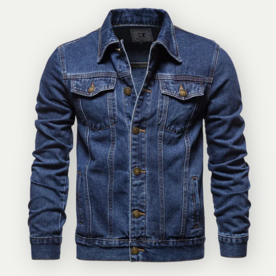 Belano | Klassische Denim-Truckerjacke für Herren