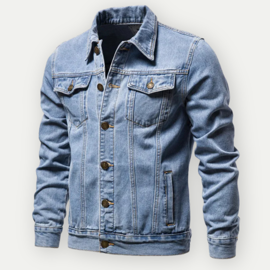 Belano | Klassische Denim-Truckerjacke für Herren