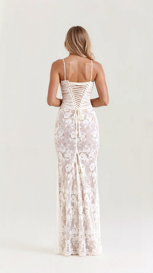 Lina Women's Elegant Dress – Fitted Corset Design for Summer Events 1