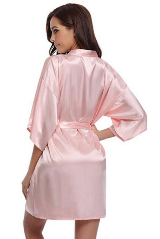 Luxe Women's Dressing Gown – Soft Satin for Elegant Lounging 5