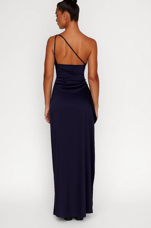 Nora Damen Maxikleid – Elegantes One-Shoulder Design für Festliche Anlässe 2