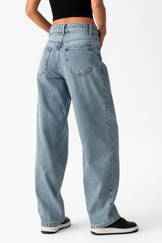 Zesty Women's Baggy Jeans – Relaxed Fit for Effortless Urban Style 1