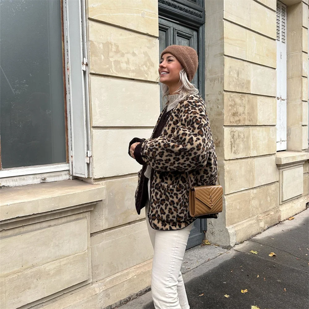 Bluma | Trendige Leopardenmuster-Jacke für Damen