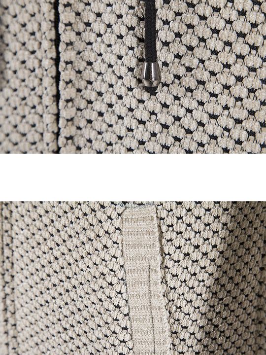 Benjamino | Langer Kapuzenstrickpulli für Herren