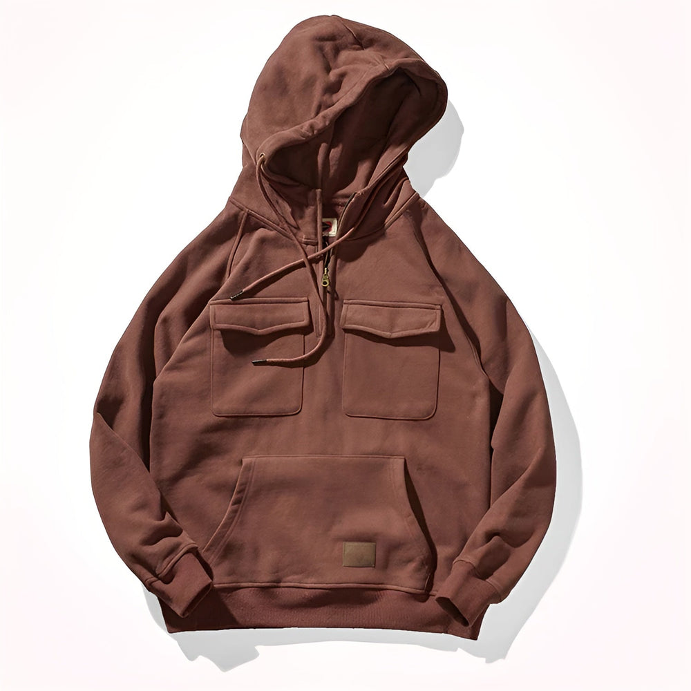 Ademar | Bequemer Zip-Up Hoodie für Herren