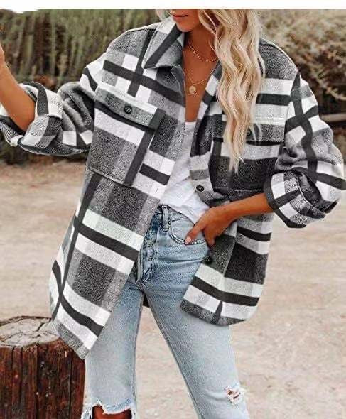 Afra | Rustikale Karierte Overshirt für Damen