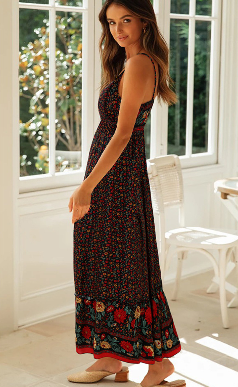 Bariska | Freigeistiges Boho-Kleid für Damen
