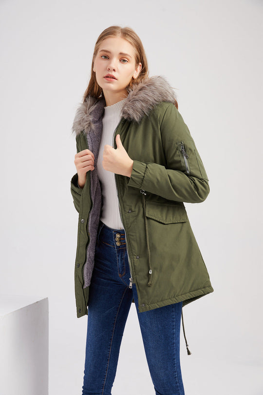 Cinja | Warme Kapuzenparka für Damen
