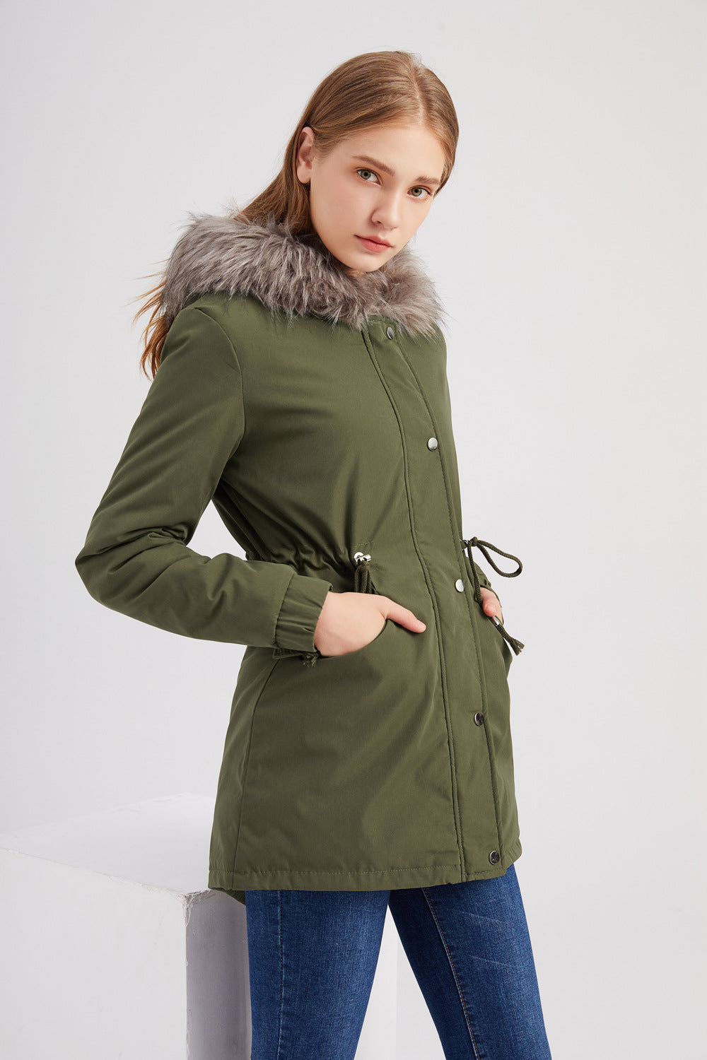 Cinja | Warme Kapuzenparka für Damen