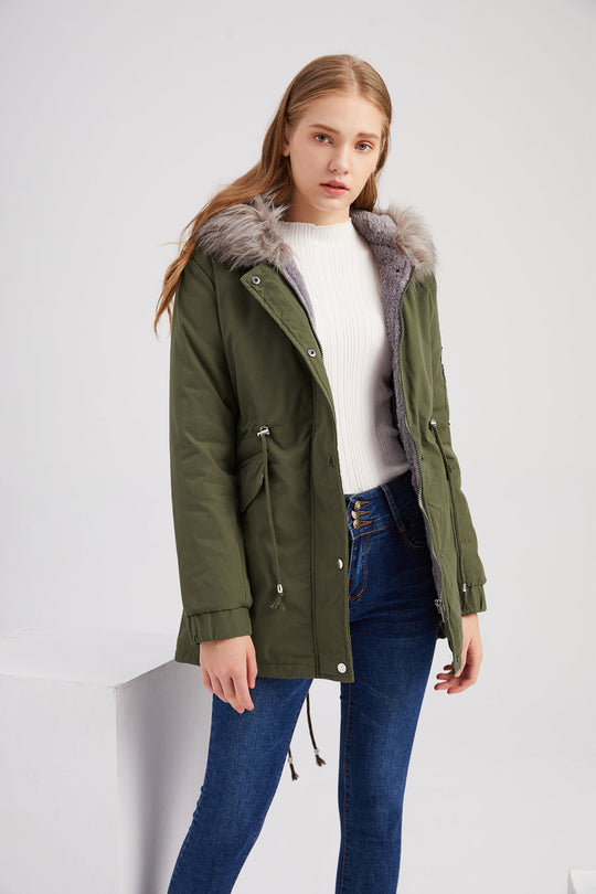 Cinja | Warme Kapuzenparka für Damen
