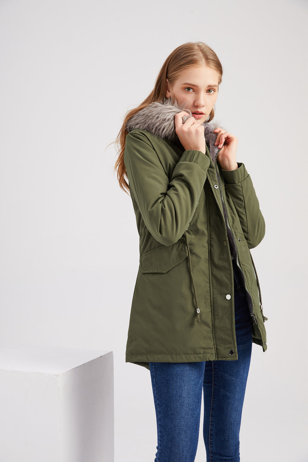 Cinja | Warme Kapuzenparka für Damen