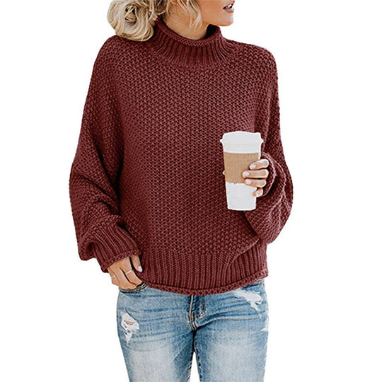 Brid | Pullover mit hohem Kragen für Damen