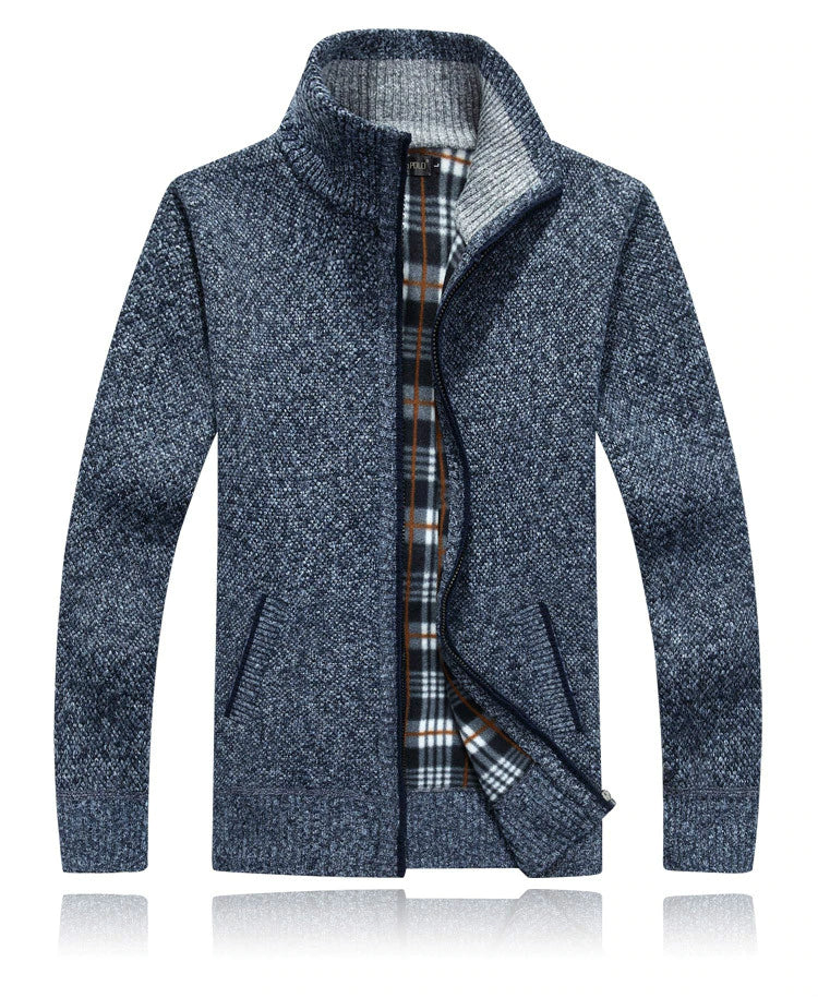 Belmin | Stilvolle Zip-Up-Strickjacke für Herren