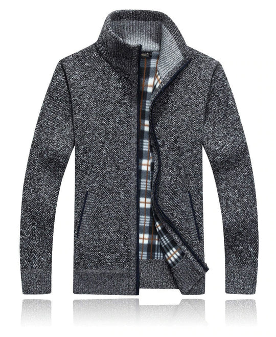 Belmin | Stilvolle Zip-Up-Strickjacke für Herren
