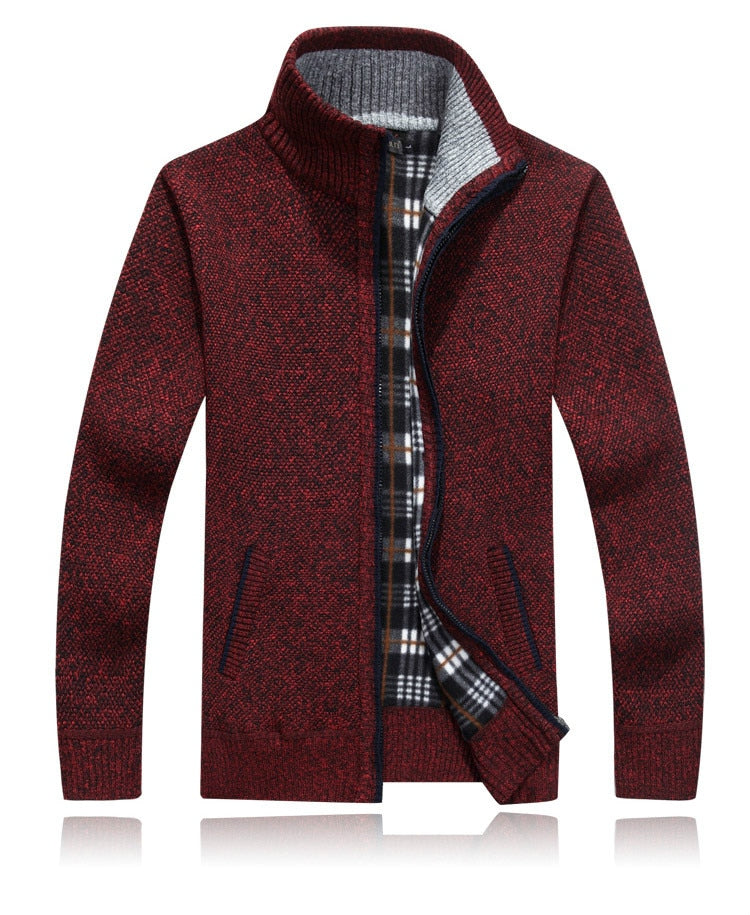 Belmin | Stilvolle Zip-Up-Strickjacke für Herren