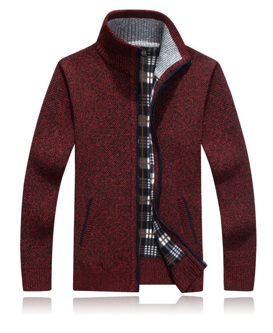 Belmin | Stilvolle Zip-Up-Strickjacke für Herren