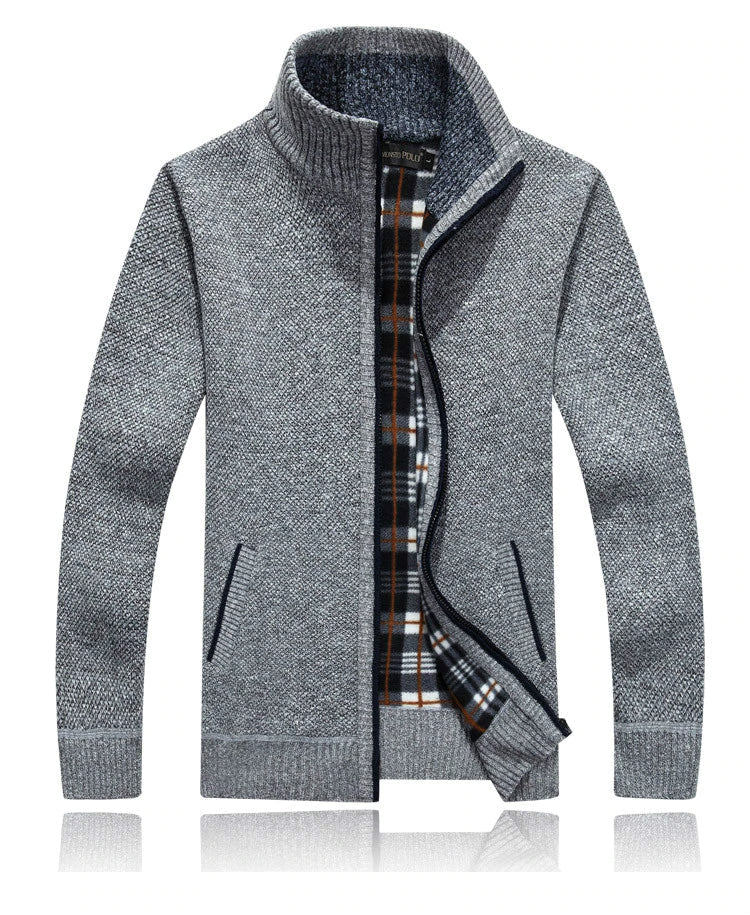 Belmin | Stilvolle Zip-Up-Strickjacke für Herren