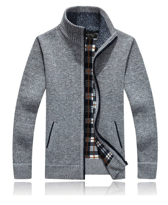 Belmin | Stilvolle Zip-Up-Strickjacke für Herren