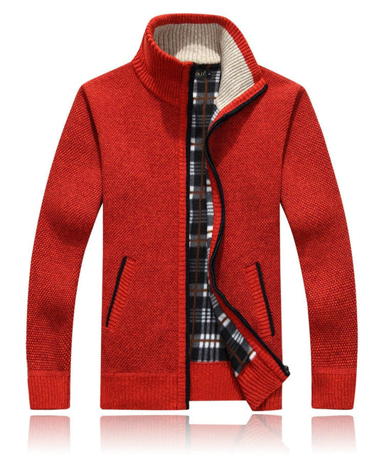 Belmin | Stilvolle Zip-Up-Strickjacke für Herren