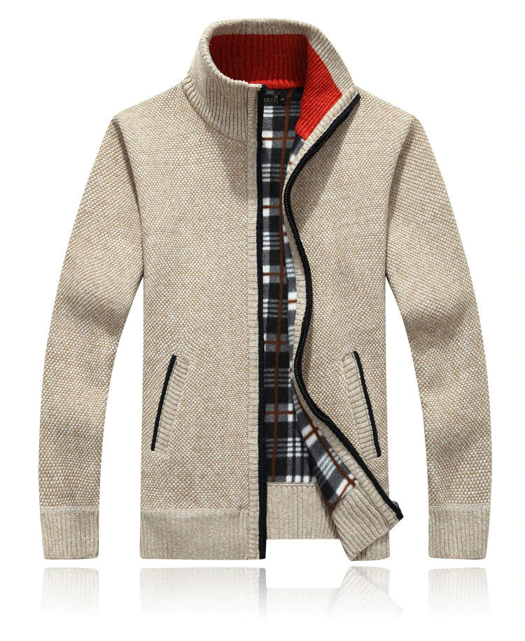 Belmin | Stilvolle Zip-Up-Strickjacke für Herren