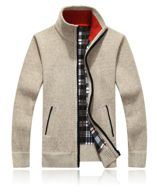Belmin | Stilvolle Zip-Up-Strickjacke für Herren