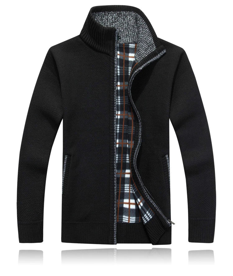 Belmin | Stilvolle Zip-Up-Strickjacke für Herren