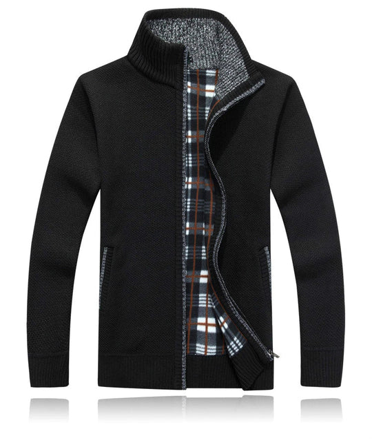 Belmin | Stilvolle Zip-Up-Strickjacke für Herren