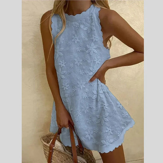 Claudine | Fließendes Blumen-Maxikleid für Damen
