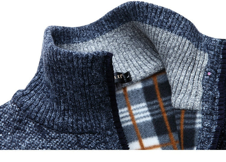 Belmin | Stilvolle Zip-Up-Strickjacke für Herren