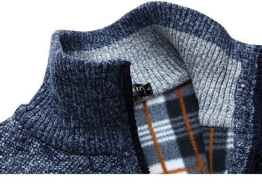 Belmin | Stilvolle Zip-Up-Strickjacke für Herren
