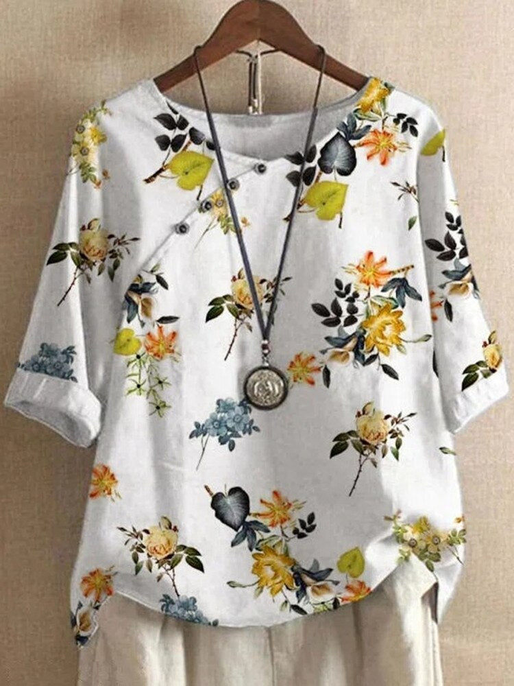 Catarina | Bedruckte stilvolle Bluse für Damen