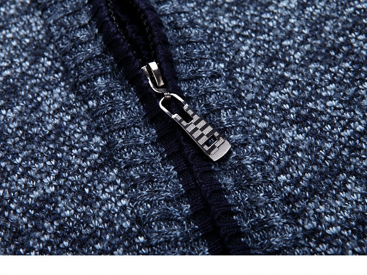 Belmin | Stilvolle Zip-Up-Strickjacke für Herren