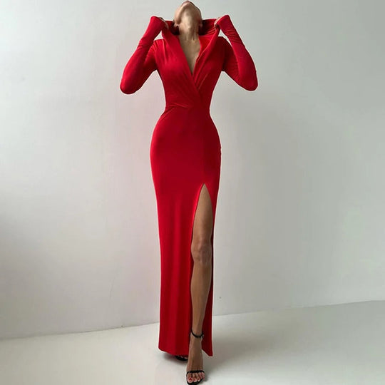 Carla | Party-Kleid mit Schlitz für Damen
