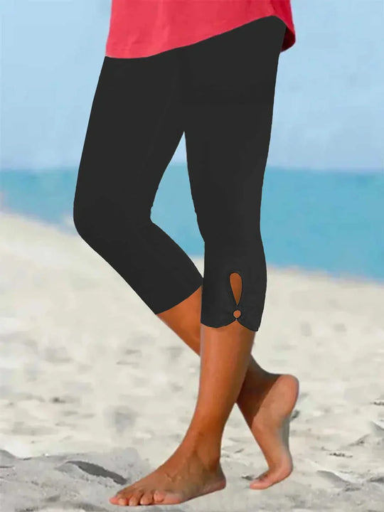Brigitte | Basic Caprihose für Damen