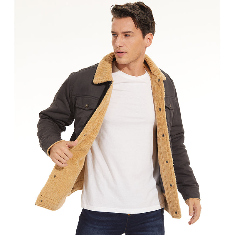 Anfrit | Bomberjacke mit Wollfutter für Herren