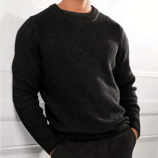 Classic Comfort | Herren Pullover | Bequemer Rundhals