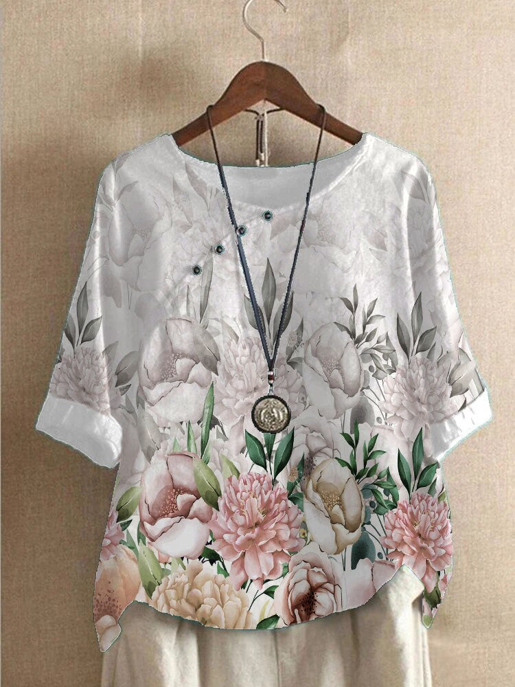 Catarina | Bedruckte stilvolle Bluse für Damen