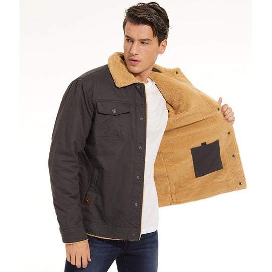 Anfrit | Bomberjacke mit Wollfutter für Herren