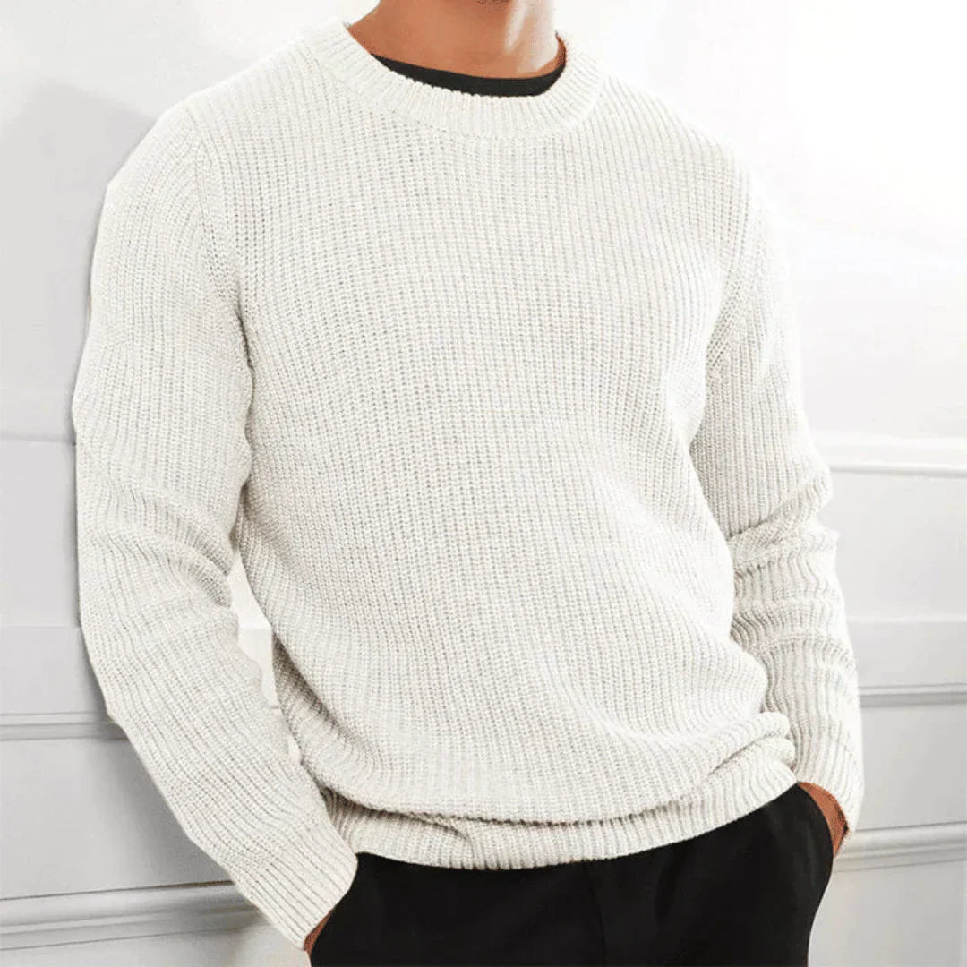 Classic Comfort | Herren Pullover | Bequemer Rundhals