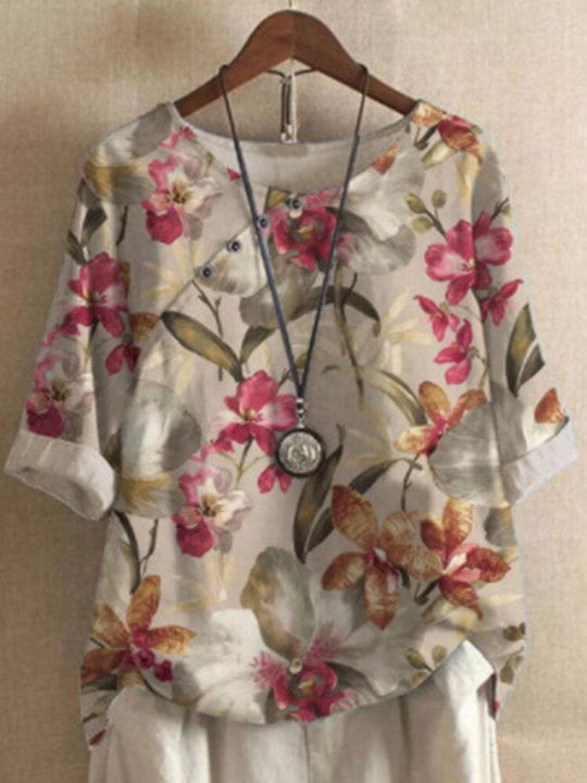 Catarina | Bedruckte stilvolle Bluse für Damen