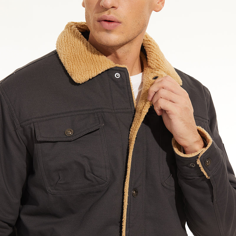 Anfrit | Bomberjacke mit Wollfutter für Herren