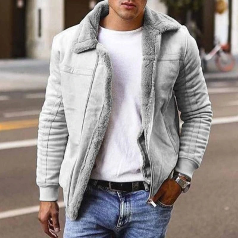 Bojan | Dicke Zip-Up-Jacke für Herren