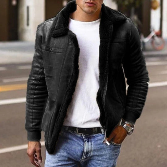 Bojan | Dicke Zip-Up-Jacke für Herren