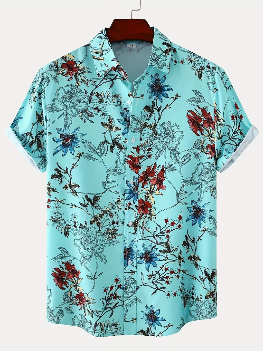 Adalhard | Trendiges Blumenshirt für Herren