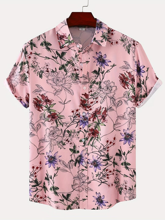 Adalhard | Trendiges Blumenshirt für Herren