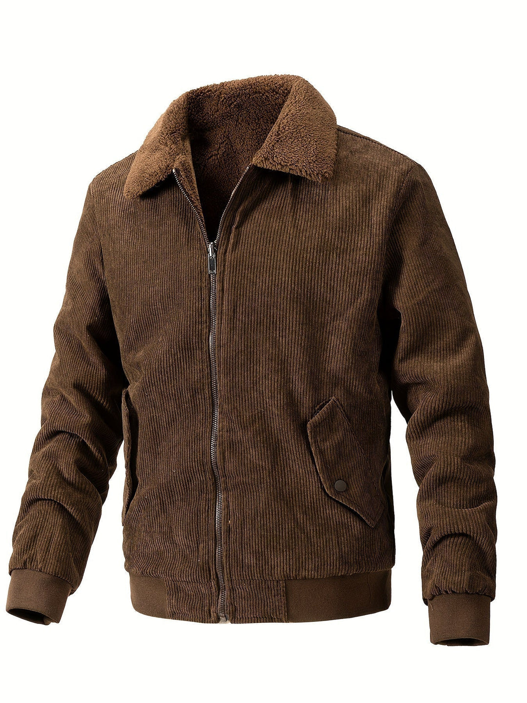 Bayardo | Gestreifte Corduroy-Fleecejacke für Herren