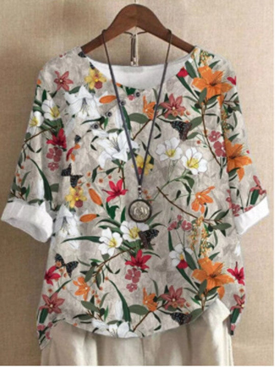 Catarina | Bedruckte stilvolle Bluse für Damen