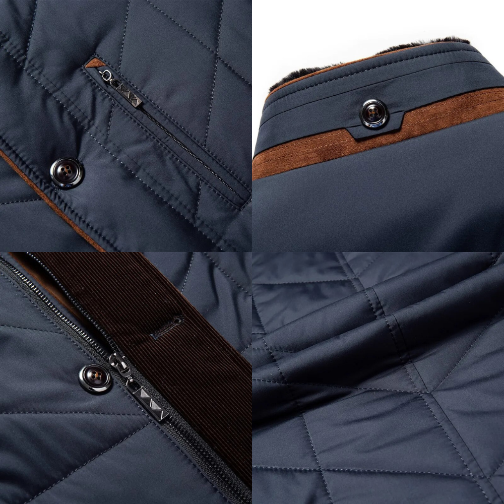Claudio | Winterjacke mit Stehkragen für Herren
