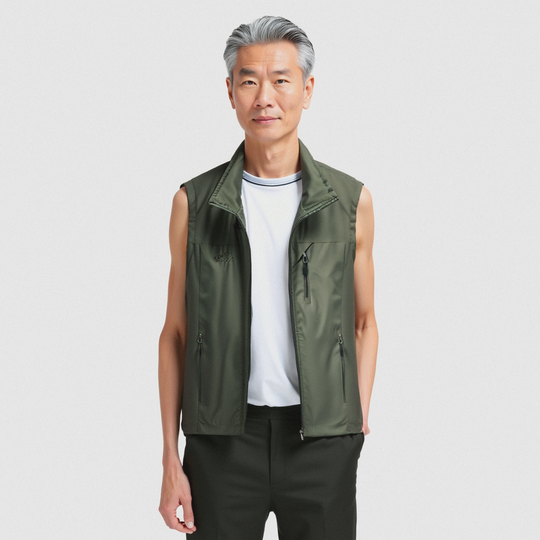 Ärmellose Jacke für Herren