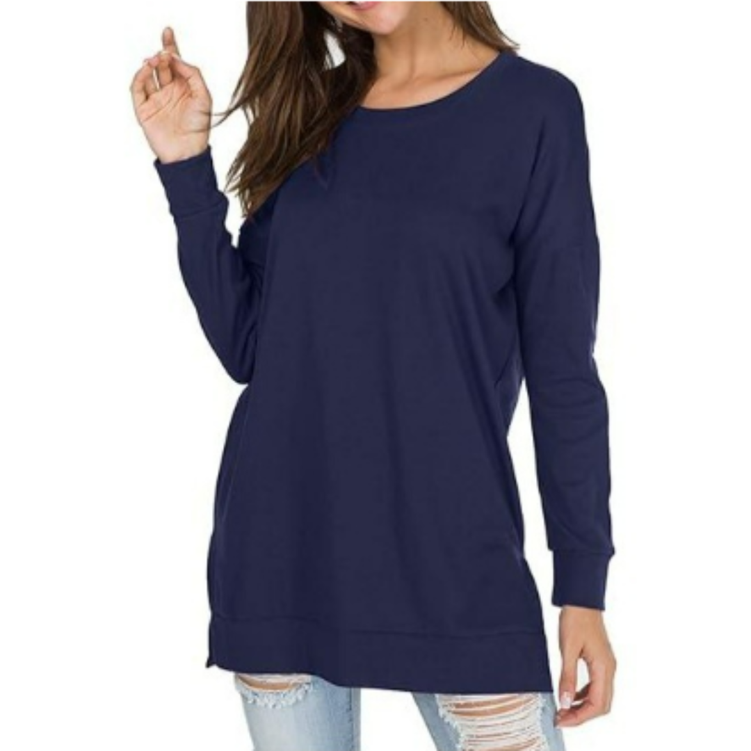 Baggy Pullover für Damen mit eleganter Passform